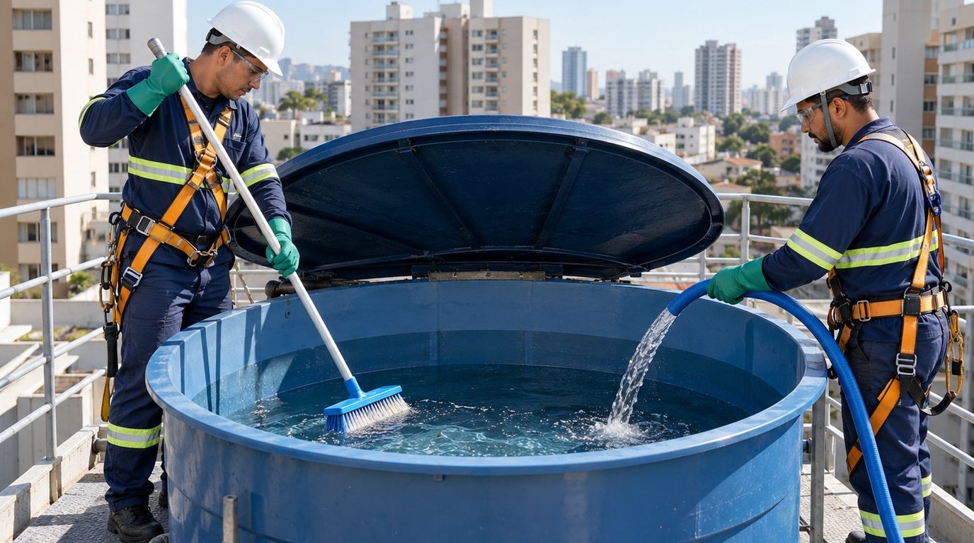 Reservatório de Condomínio em Marília‑SP